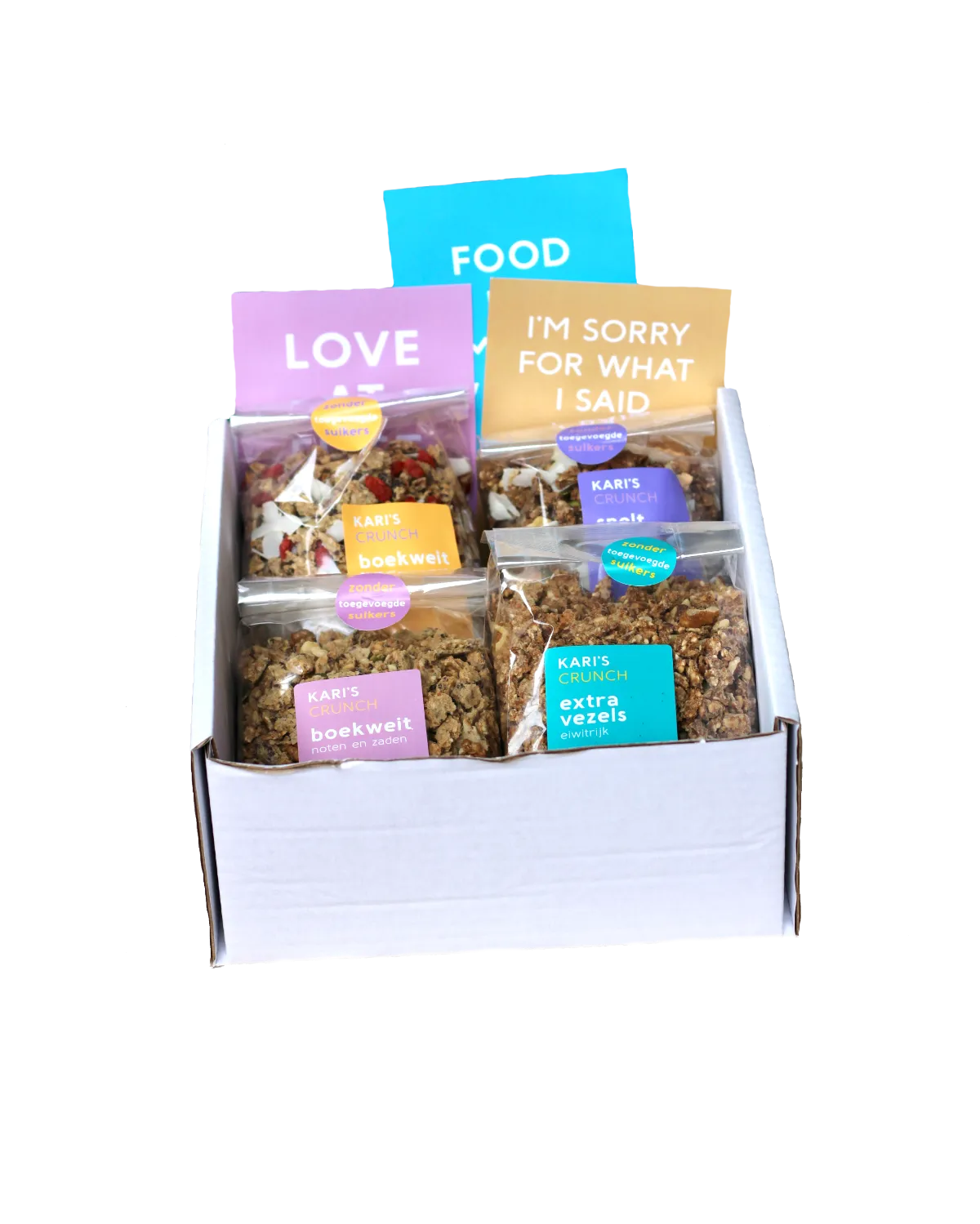 Kari's Crunch | Granola | 4 Smaken Box